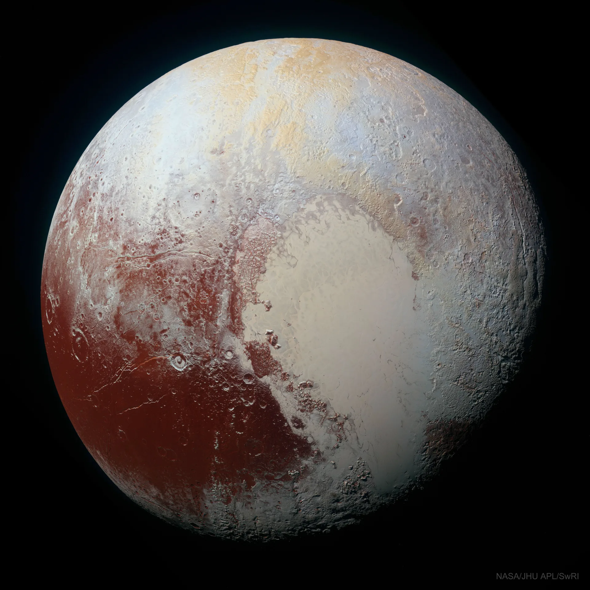 Plüton'un renkleri: New Horizons'un gösterdiği genç yüzey