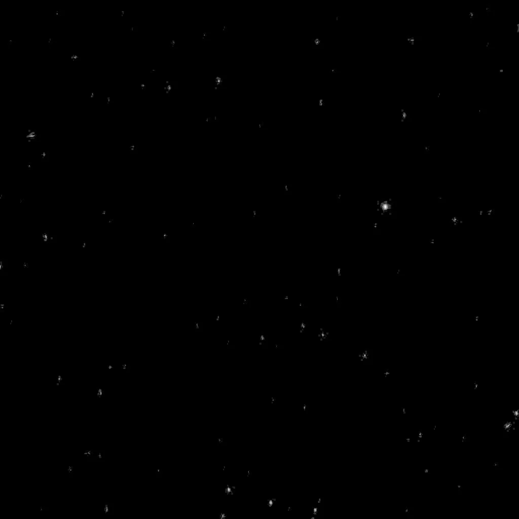 Orion takımyıldızının üst bölümü, Mars yüzeyinden çekildi: parlak omuz yıldızı Betelgeuse ve Orion'un üç kemer yıldızı. Görüntüyü Spirit gezgininin panoramik kamerası aldı.