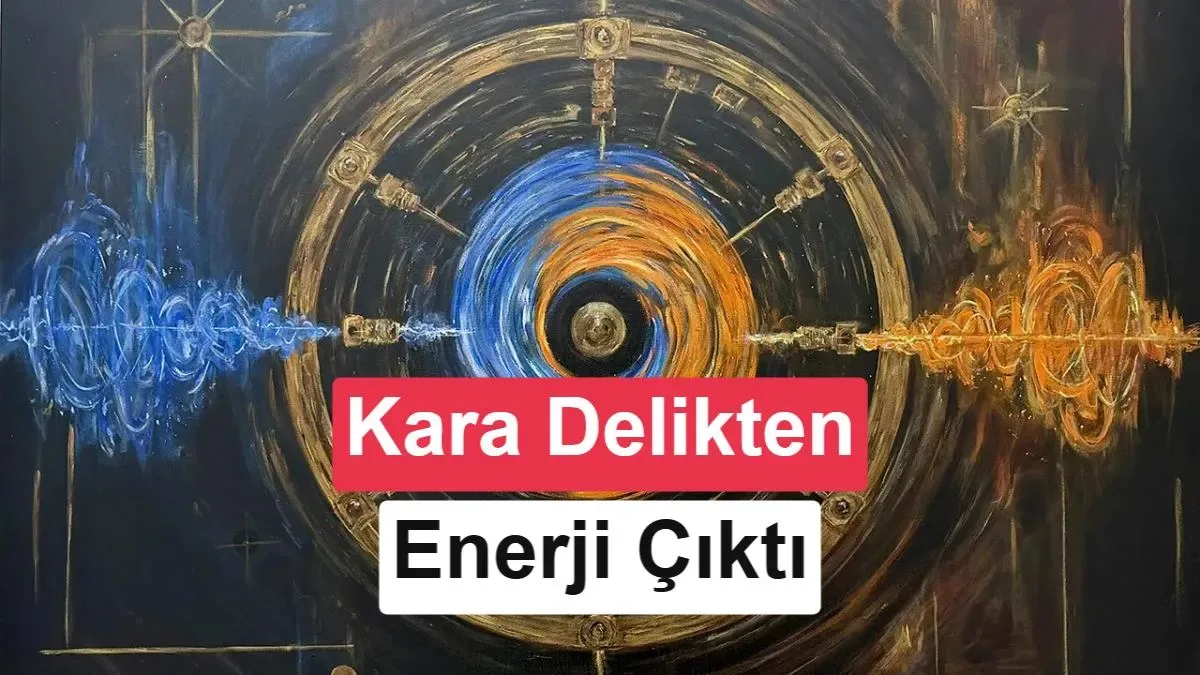 Dönen kara deliğin enerji hilesi radyo dalgalarıyla masaüstünde canlandırıldı