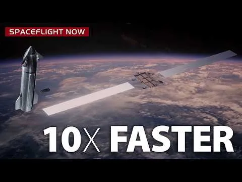 Yeni nesil Starlink uyduları 10 kat daha hızlı